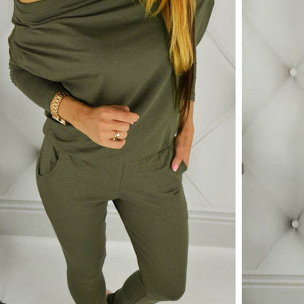 Olive Green Jumpsuit